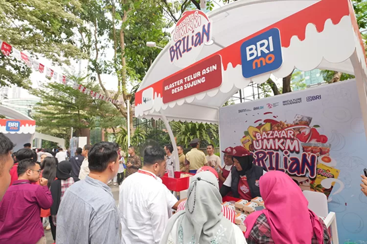 Keseruan bazaar UMKM BRILiaN pada gelaran BRILiaN Independence Week menyemarakkan HUT ke-79 RI. ( Dok BRI)