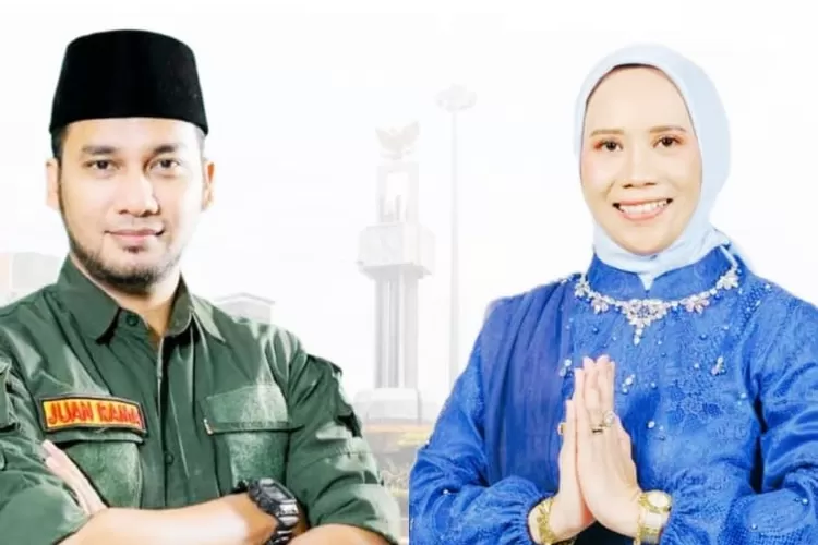 Paslon Juan Rama-Sri Wahyuni yang Diusung PKB-Gerindra. ( Dok. PKB Salatiga )