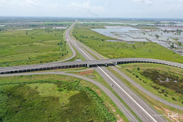 Jalan tol yang dibangun Hutama Karya. (Dok Hutama Karya)