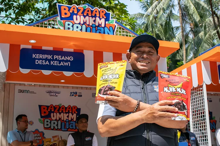 Usaha keripik pisang 'Njik Njik' yang mendapat pemberdayaan dari BRI. (Dok BRI)