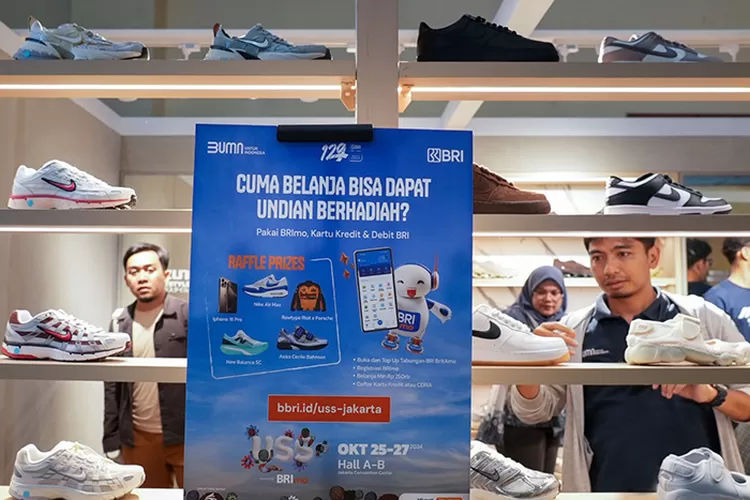 Suasana USS 2024 presented by BRImo yang merupakan kolaborasi fashion dan lifestyle.  (Dok BRI)
