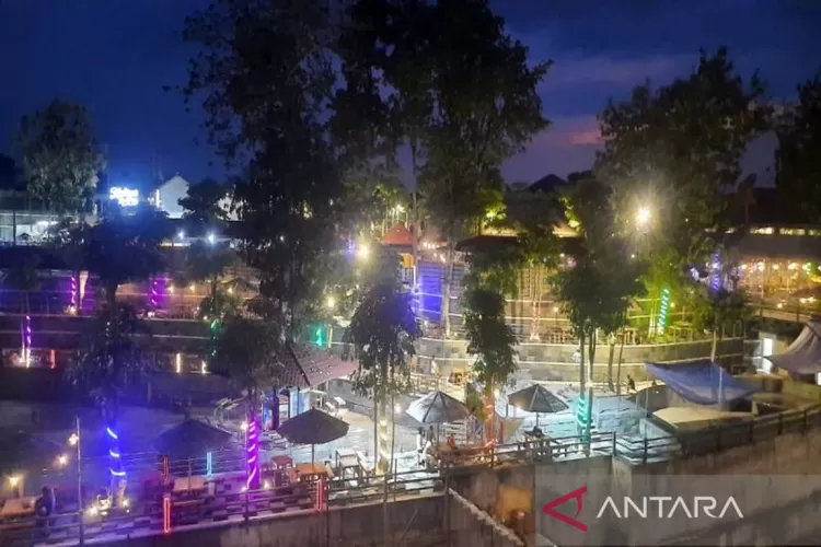 Kali Pepe di Desa Gagaksipat, Kecamatan Ngemplak Boyolali, sekarang jadi objek wisata. (MERAPI-ANTARA/Bambang Dwi Marwoto)