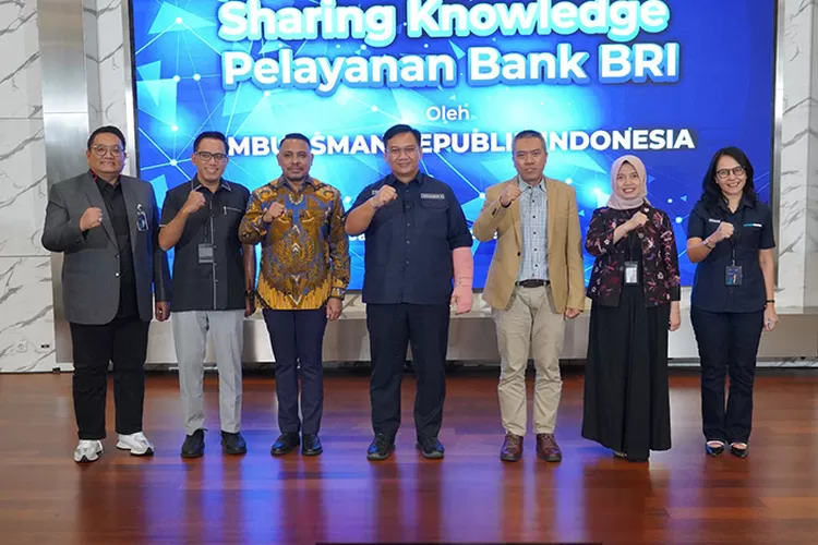 Bank BRI menggelar sosialisasi dan edukasi memperkuat tata Kelola layanan public dengan mengundang nara sumber dari Ombudsman Republik Indonesia. (Dok BRI)