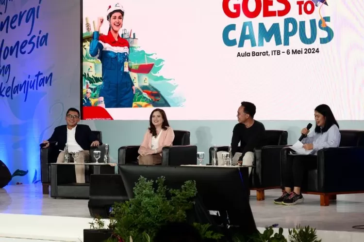 Pertamina mengadakan kompetisi esai "Pertamina Goes to Campus" (PGTC) untuk menggali ide inovatif dari generasi muda dalam menjawab tantangan energi masa depan yang berkelanjutan.  (ANTARA/HO-Pertamina )