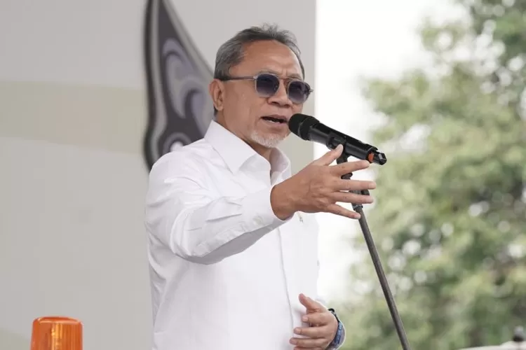 Menteri Koordinator Bidang Pangan Zulkifli Hasan saat menghadiri gelaran Hari Pangan Sedunia di Bandung, Jawa Barat, Sabtu (16/11/2024).  (ANTARA/HO-Kemenko Pangan)