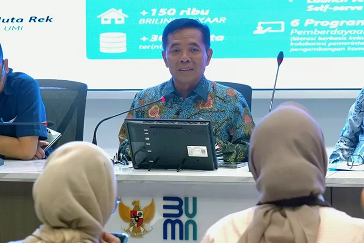 Terus dorong pelaku UMKM naik kelas, BRI telah salurkan KUR Rp158,6 triliun.  (Dok BRI)