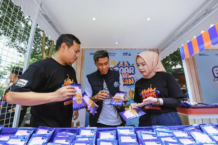 Camilan Kacang Nepo menjadi salah satu inovasi pengusaha lokal Desa Nepo di Kecamatan Malusetasi Kabupaten Barru Sulawesi Selatan.  (Foto: Dok. BRI)