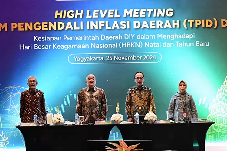 Perwakilan Bank Indonesia DIY , TPID DIY dan stake holder lainnya gelar High Level Meeting (HLM) TPID DIY. (Dok Bank Indonesia DIY)