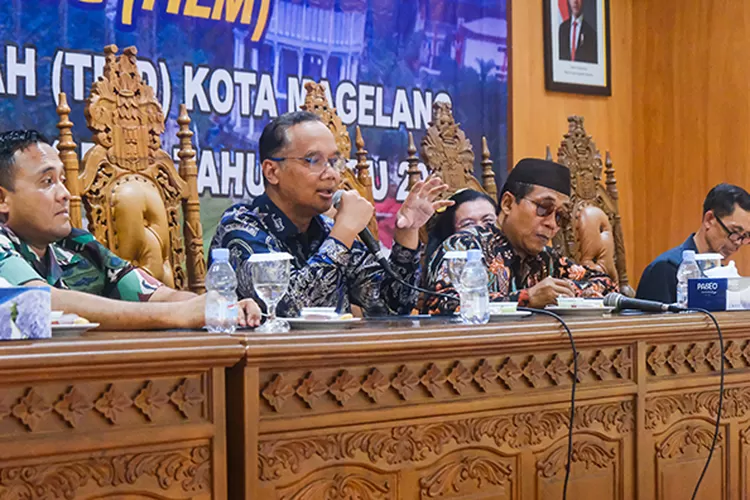 Rapat High Level Marketing (HLM) Pemkot Magelang hadapi Nataru.  (Dok. Pemkot Magelang)