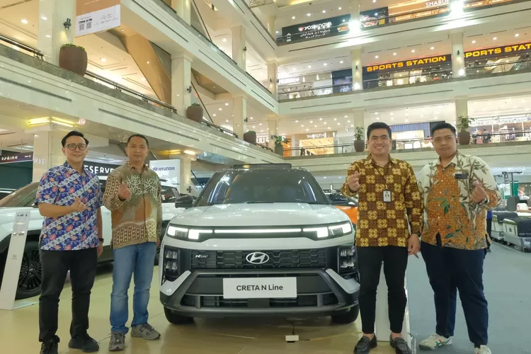 PT Hyundai Motors Indonesia (HMID) memboyong CRETA N Line dalam event Auotofest Plaza Ambarrukmo mulai dari 13 hingga 19 Januari 2025. (Foto: Dok. Istimewa)