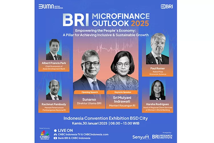 BRI  akan menggelar event BRI Microfinance Outlook 2025. (Dok BRI)