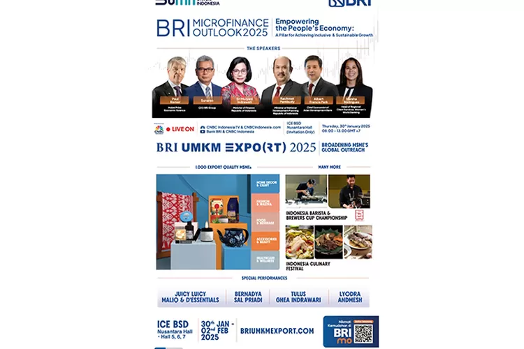 BRI akan menggelar BRI UMKM EXPO(RT) di ICE BSD City Tangerang. ( Dok BRI)