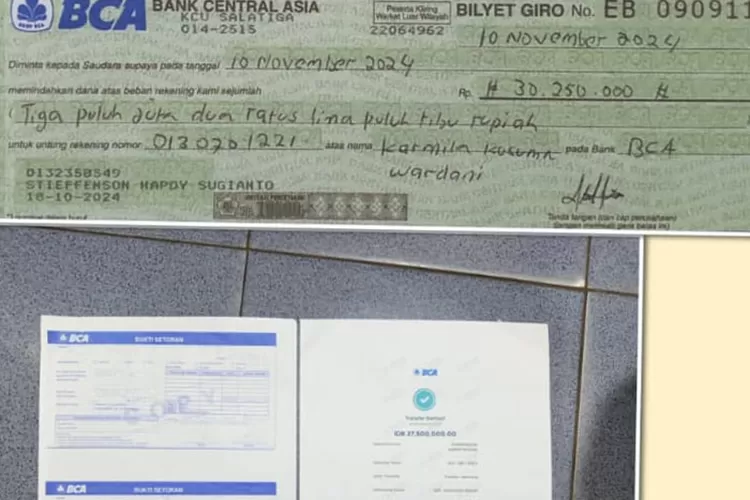 Barang bukti penipuan modus izin galian C.  (Foto: Dok. Humas Polres Salatiga)