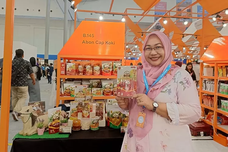 Abon Cap Koki saat mengikuti BRI UMKM EXPO(RT) 2025. (Dok BRI)
