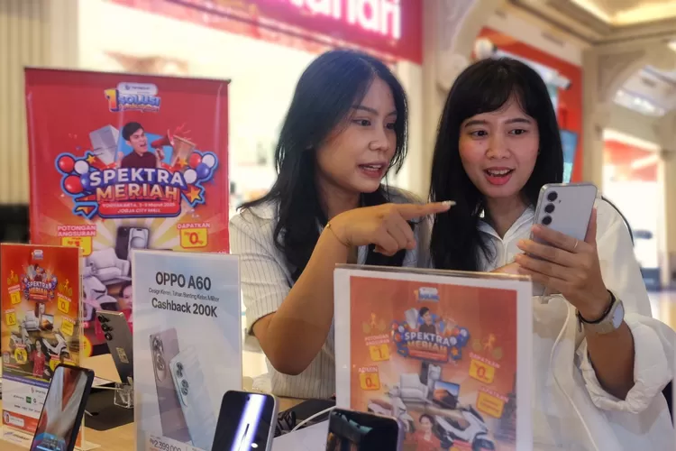 Berbagai macam produk elektronik, gadget, dan perabot rumah tangga dapat diakses spesial hanya di SPEKTRA Meriah Yogyakarta dengan beragam keuntungan promo yang bisa didapatkan mulai 3 hingga 9 Maret 2025 berlokasi di Jogja City Mall.  (Foto: Dok. Istimewa)