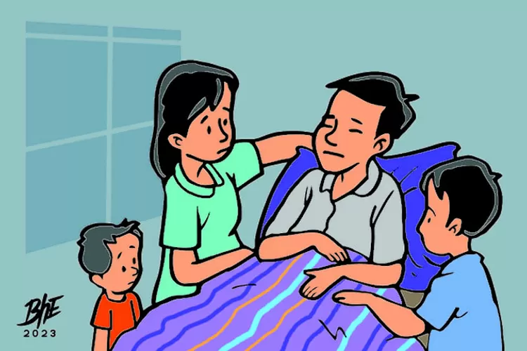 Ilustrasi Cerita hidayah akibat sibuk mengejar kekayaan 3, tersadar dan menyesali diri setelah jatuh sakit (Sibhe)