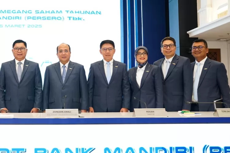 Rapat Umum Pemegang Saham Tahunan (RUPST) PT Bank Mandiri (Persero) Tbk (BMRI).  (Foto: Dok. Bank Mandiri)