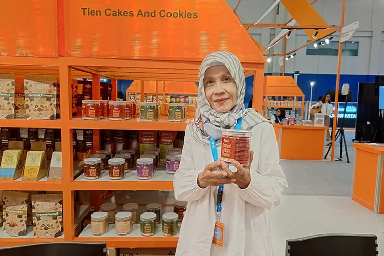 Tien Cakes and Cookies berkembang berkat pembenrdayaan BRI. (Dok BRI)