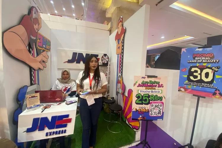 Dalam festival kecantikan terbesar di Yogyakarta ini, JNE memberikan program khusus selama Land of Beauty 2025 di Plaza Ambarrukmo.  (Foto: Dok. Istimewa)