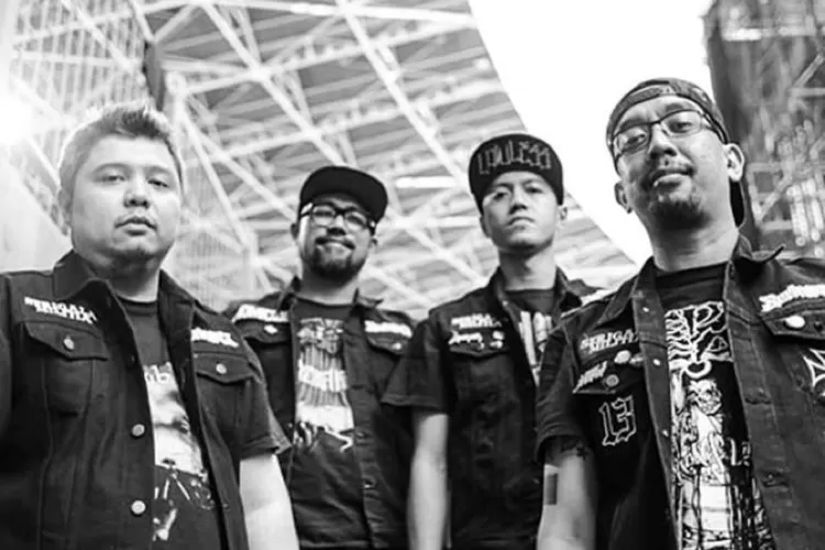 Sejumlah personel grup band metal Indonesia, Seringai  (Instagram/@seringai_official)