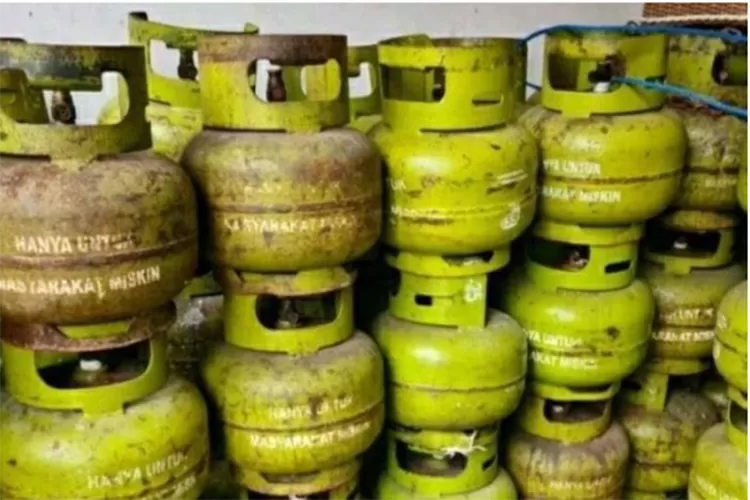 Ilustrasi gas elpiji seberat 3 kilogram (kg).  (X.com/@begnaumwsg)