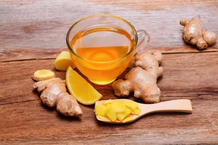 Ilustrasi teh jahe  (Shutterstock/akepong srichaichana)