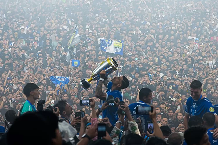 Perayaan Persib Bandung yang menjadi juara BRI Liga 1. (Foto: Dok. BRI )