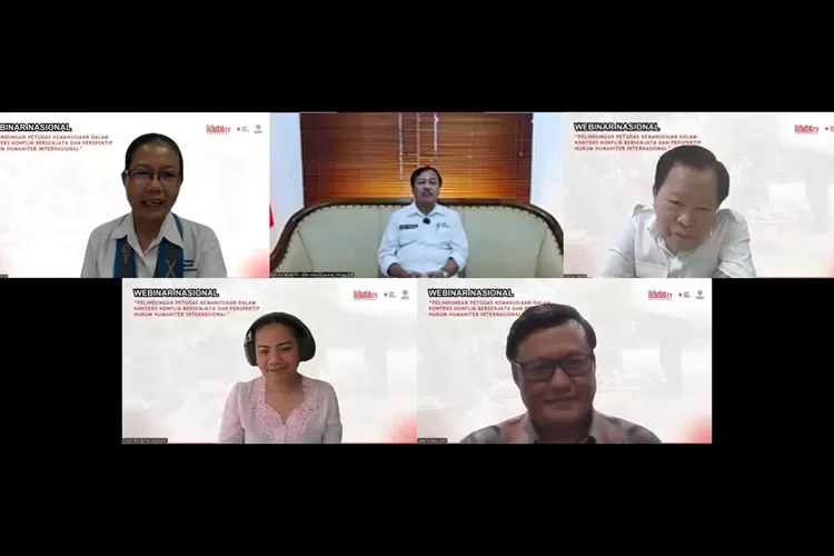 Webinar nasional yang diselenggarakan PMI DIY bekerja sama dengan ICRC dan akademisi lintas sektor, Selasa (17/6/2025).   (Foto: Dok. Istimewa)