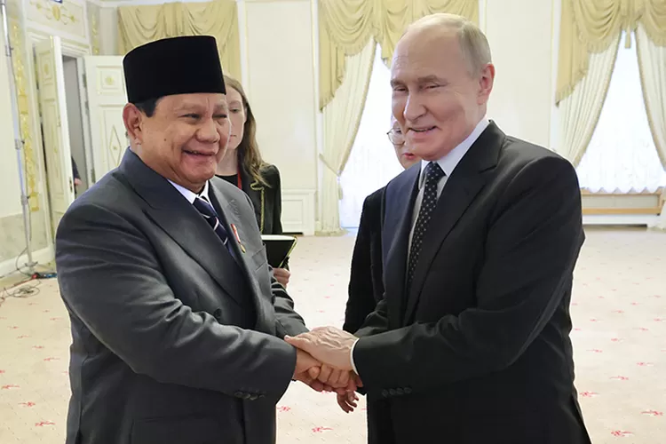 Pertemuan Prabowo-Putin. (Tim Media Prabowo)