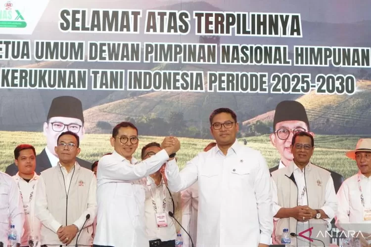 Wakil Menteri Pertanian Sudaryono terpilih menjadi Ketua Umum Dewan Pimpinan Nasional (DPN) Himpunan Kerukunan Tani Indonesia (HKTI) periode 2025-2030 setelah pemilihan di Jakarta, Rabu (25/6/2025).  (ANTARA/Dokumentasi Pribadi)