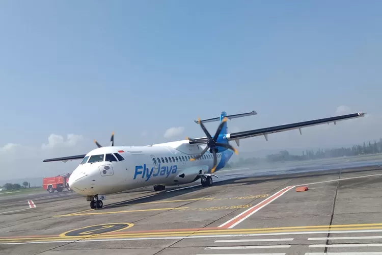 Maskapai FlyJaya resmi terbang perdana pada 3 Juli 2025 dengan rute Bandara Halim Perdana Kusuma Jakarta &ndash; Bandara Adisutjipto Yogyakarta.  (Foto: Dok. Istimewa)