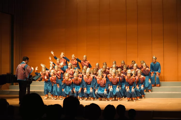 The Resonanz Children's Choir mengharumkan nama bangsa dengan tampil memukau di World Expo 2025 di Osaka, Jepang.  (Foto: Dok. Istimewa)