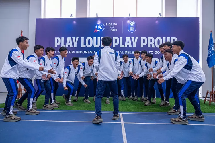 Tim LKG BRI saat akan berangkat ke Piala Dunia Remaja 'Gothia Cup' di Swedia.  (Dok BRI)