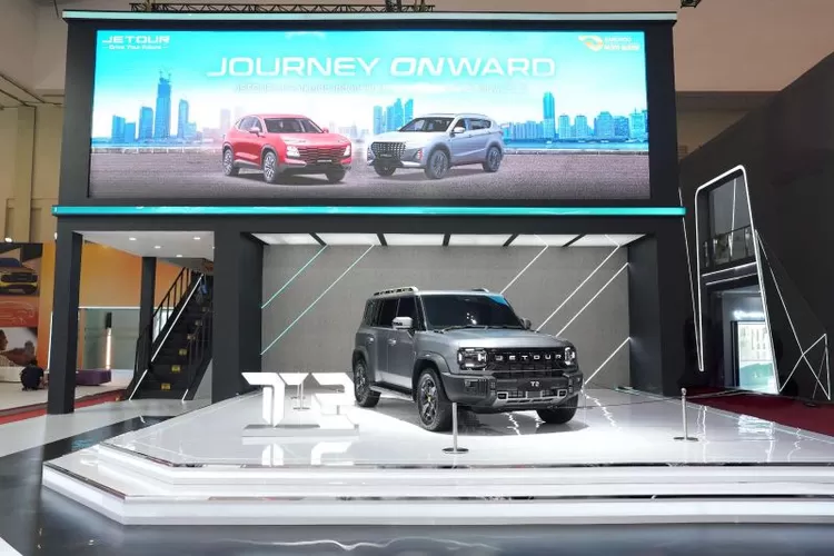 Jetour T2 tampil perdana di GIIAS 2025.  (ANTARA/Jetour Indonesia)