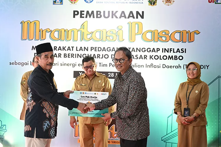 Pembukaan program MRANTASI Pasar. (Dok BI DIY)