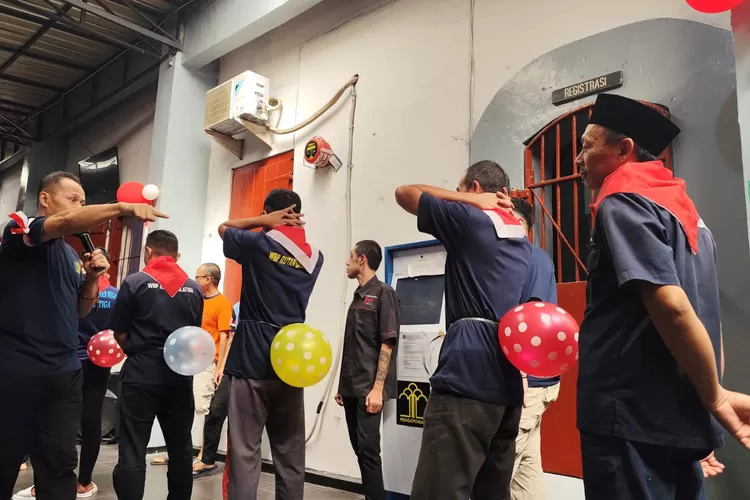 Lomba Pitulasan di Rutan Salatiga. (Foto: Humas Rutan Salatiga)