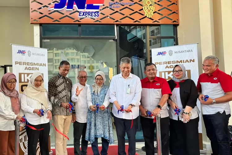 JNE membuka Sales Counter di Ibu Kota Nusantara (IKN) yang bertempat di Hunian ASN 4 Tower 3 Lantai Dasar, Kawasan Inti Pusat Pemerintahan (KIPP), Rabu (27/8/2025).  (Foto: Dok. Istimewa)