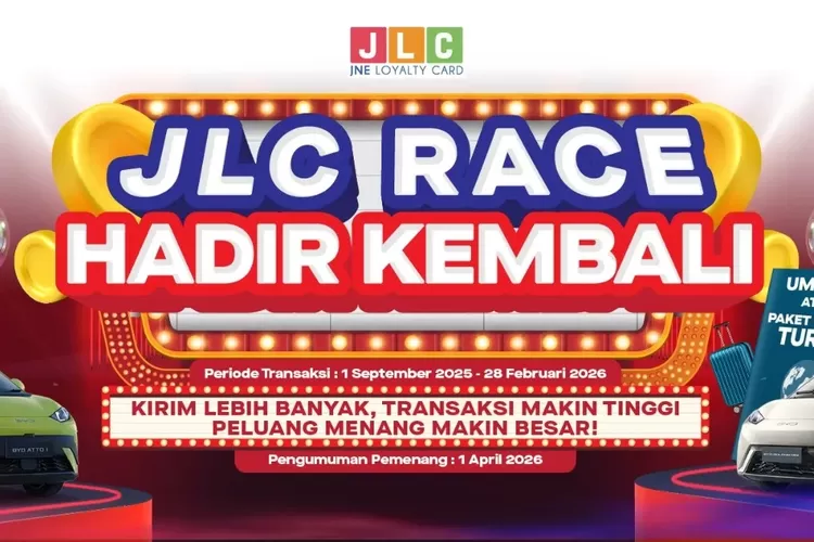 JNE menghadirkan program JNE Loyalty Card (JLC) Race 2025 dengan hadiah utama dua unit Mobil BYD Atto 1.  (Foto: Dok. Istimewa)