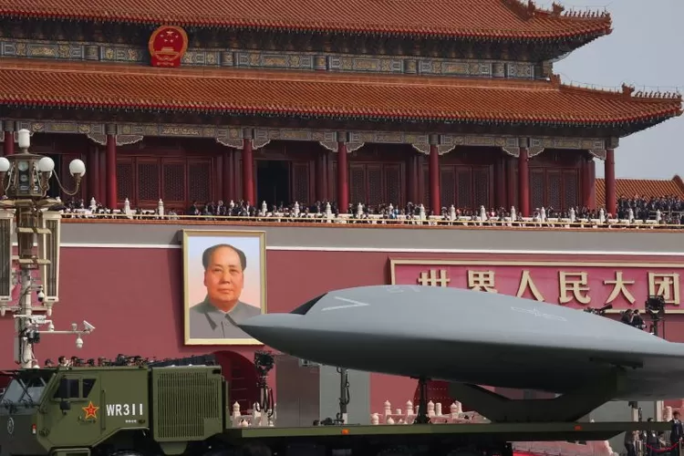 Suasana parade militer 80 tahun kemenangan dalam Perang Rakyat China Melawan Agresi Jepang dan Perang Dunia Anti-Fasis di Lapangan Tiananmen, Beijing, Rabu (3/9/2025).  (ANTARA/Desca Lidya Natalia)