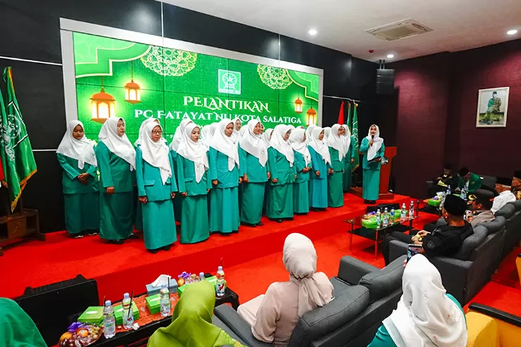 Pengurus Fatayat NU Salatiga dilantik.  (Dok Pim )