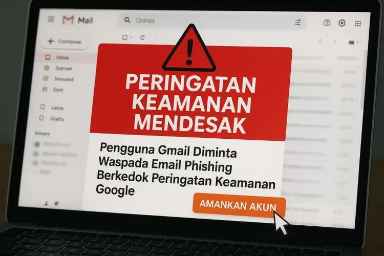 Waspada, pengguna Gmail dibidik serangan siber lewat surel phishing. ( Tim ANTARA Bengkulu)