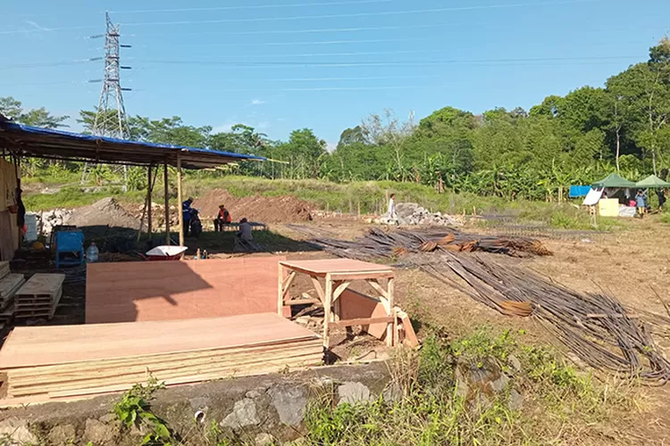 Kawasan TWR mulai dibangun kembali. Tahun 2025 ini digelontor anggaran kurang lebih Rp 10,1 miliar. ( Edy Susanto )