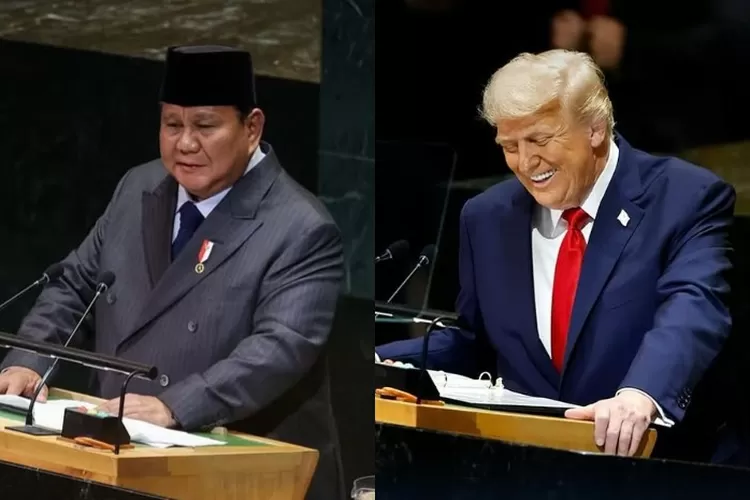 Menyoroti komentar Presiden AS, Donald Trump (kanan) ke Presiden RI, Prabowo Subianto (kiri) yang berpidato dalam sidang PBB, New York.  (Instagram.com / @prabowo - @realdonaldtrump)
