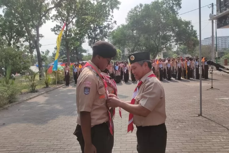 Pembukaan Lomba Tingkat Regu Pramuka Penggalang Empat (LT-IV) Tahun 2025 di halaman Kwarda DIY, Kompleks Bumi Perkemahan Taman Tunas Wiguna Babarsari, Depok, Sleman yang berlangsung pada 25-28 September 2025.  (Foto: Dok. Istimewa)