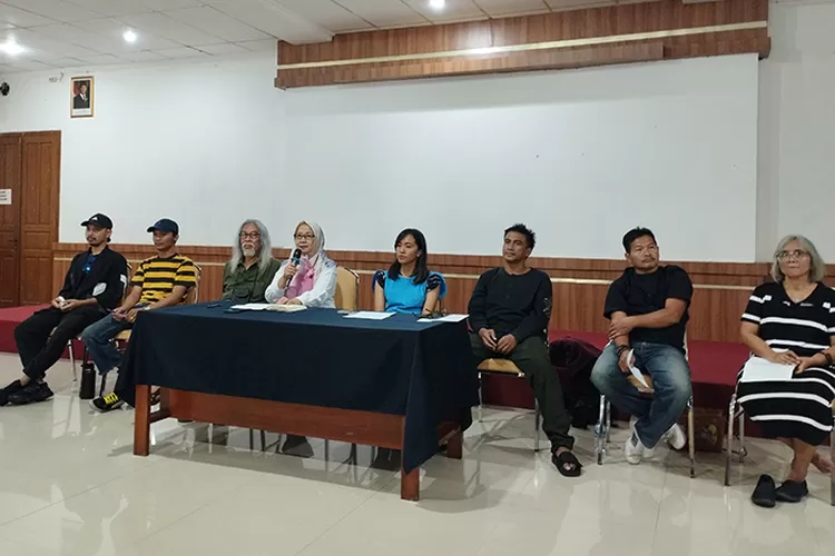 Kepala TBY, Purwiati saat menyampaikan  keterangan pers, Rabu (1/10/2025).  (Samento Sihono)