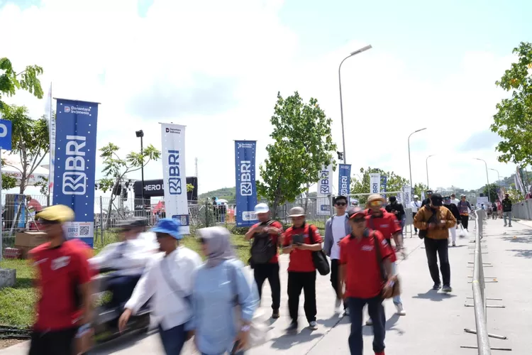 BRI memberikan dukungan ajang balap motor paling bergengsi di dunia melalui penyelenggaraan MotoGP Indonesia 2025 di Mandalika.  (Foto: Dok. Istimewa)