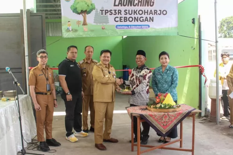 TPS3R Cebongan Salatiga Dioperasionalkan.  (Foto: Dokpim Salatiga)