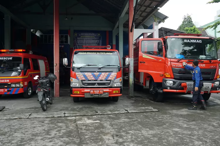 Pos Pemadam Kebakaran dan Penyelamatan (Damkarmat) di Balai Kota Yogyakarta.  (Foto: Dok. Pemkot Yogyakarta)