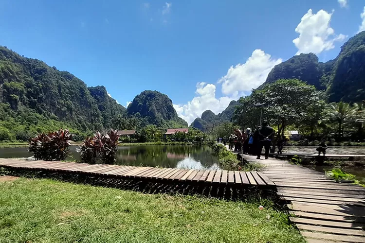 Desa wisata Ramang Ramang di Kabupaten Maros Sulawesi Selatan.  (Nurrohman Sodiq)