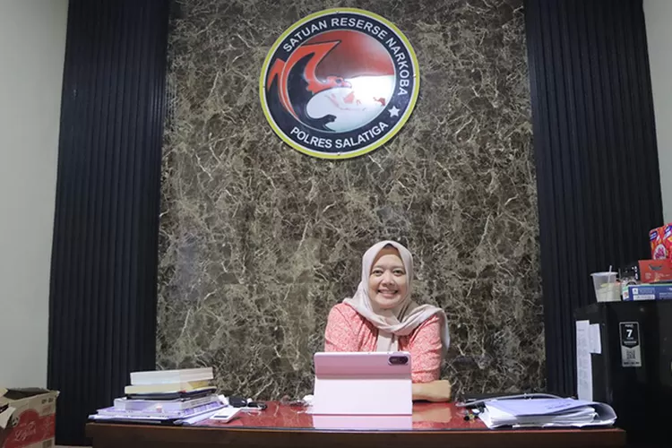 Kasat Resnarkoba Polres Salatiga, AKP Henri Widyoriani.  (Dok Humas Polres Salatiga )